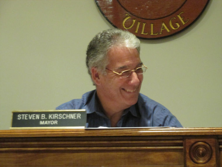 Russell Gardens Mayor Steven Kirschner, as seen at a previous meeting. (Photo by Joe Nikic)