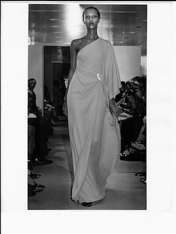 12-Halston Original, Iman, jersey dress, spring 1976
