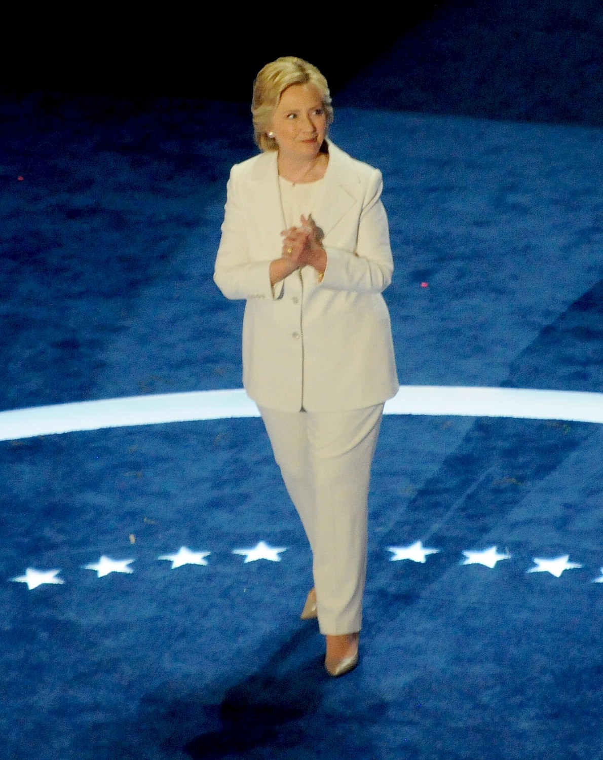 Historic nomination of Hillary Rodham Clinton for President by Democratic party, at Democratic National Convention in Philadelphia, July 2016.