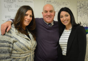 Loren Borgese and Diana DeGiorgio, pictured with Center Street Principal Brennen Bierwiler, will be leading Herricks School District's trio of elementary schools. (Photo by Janelle Clausen)