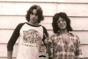 Perry Dolgin and Matthew Winthrop, circa 1978, both graduated from Great Neck North in 1981. (Photo courtesy of Matthew Winthrop) 