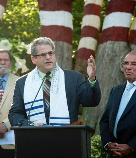 Rabbi Shaul Praver, a former Great Neck resident, is now running for U.S. Congress in Connecticut. (Photo courtesy of Shaul Praver for the People)