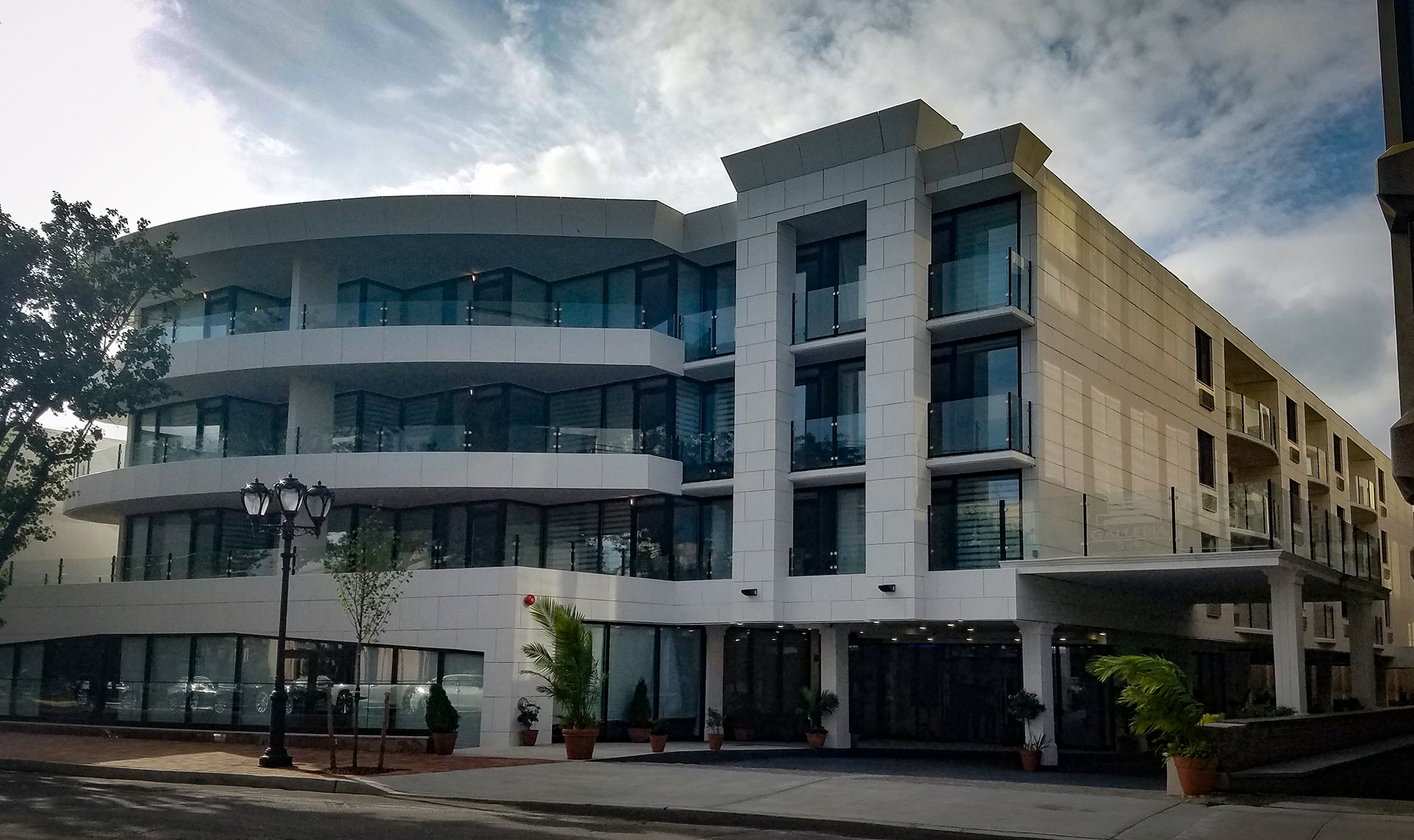 The Galleria, located along Grace Avenue, is home to 30 apartments and two new retail spaces. (Photo by Janelle Clausen)