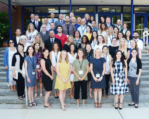 New secondary faculty for the 2018-19 school year. (Photo by Irwin Mendlinger)