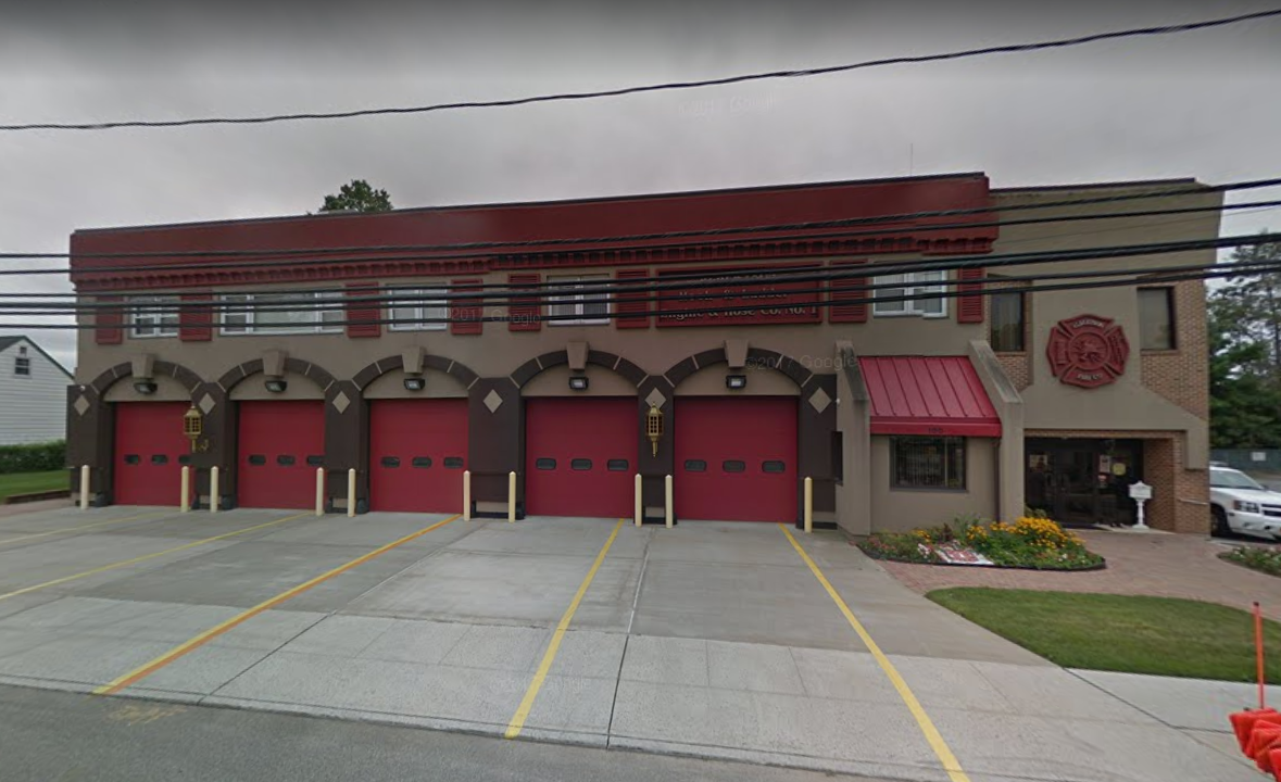 Albertson Fire Company is seeking a county grant for new equipment. (Photo from Google Maps)