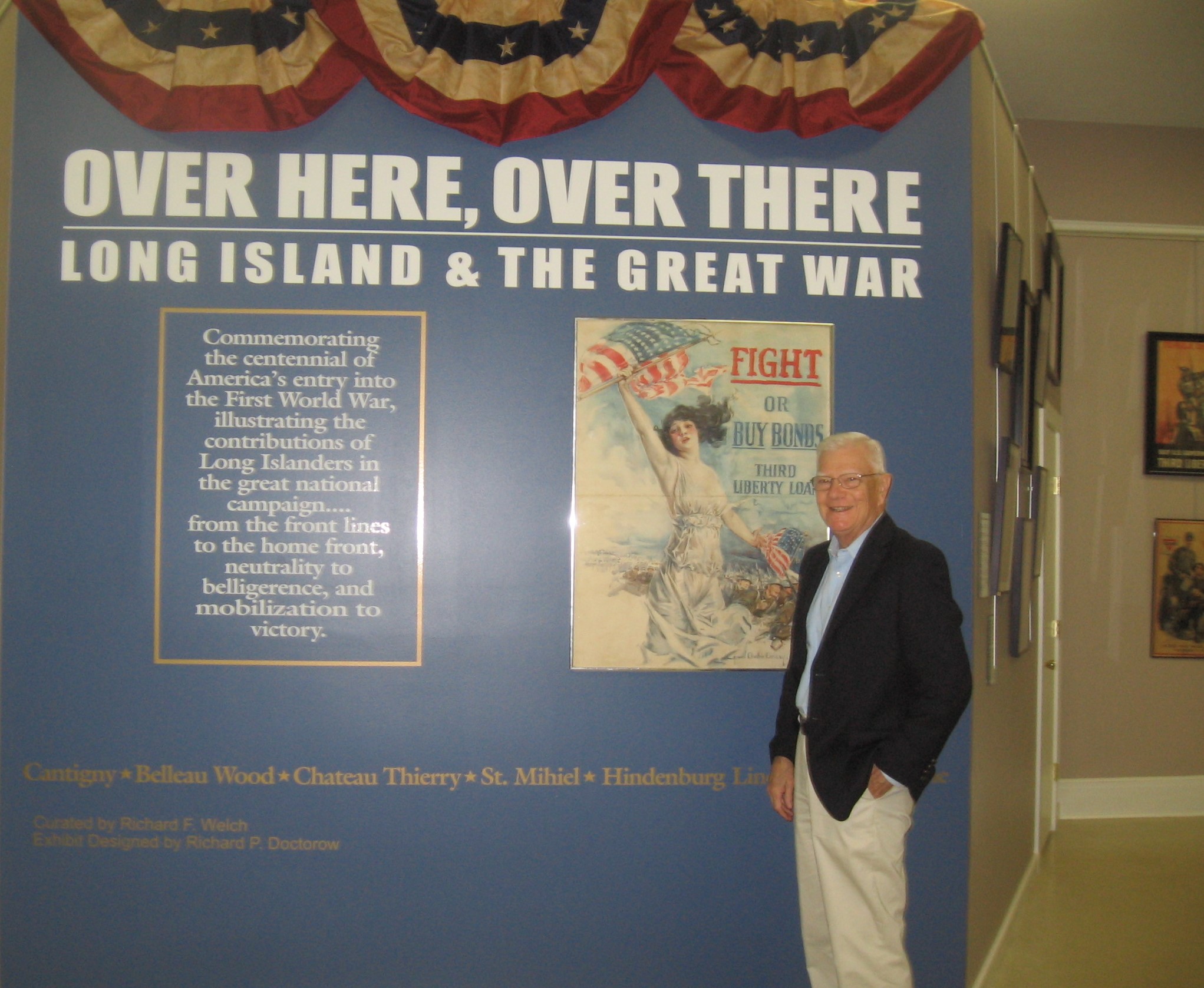Author and historian Richard Welch will look at Great Neck and Long Island efforts to support World War I on the 100th anniversary of the end of the war. The Great Neck Historical Society program, free and open to the community, will be held on Tuesday, November 13, at 7:30 p.m. at Great Neck House. (Photo courtesy of the Great Neck Historical Society)