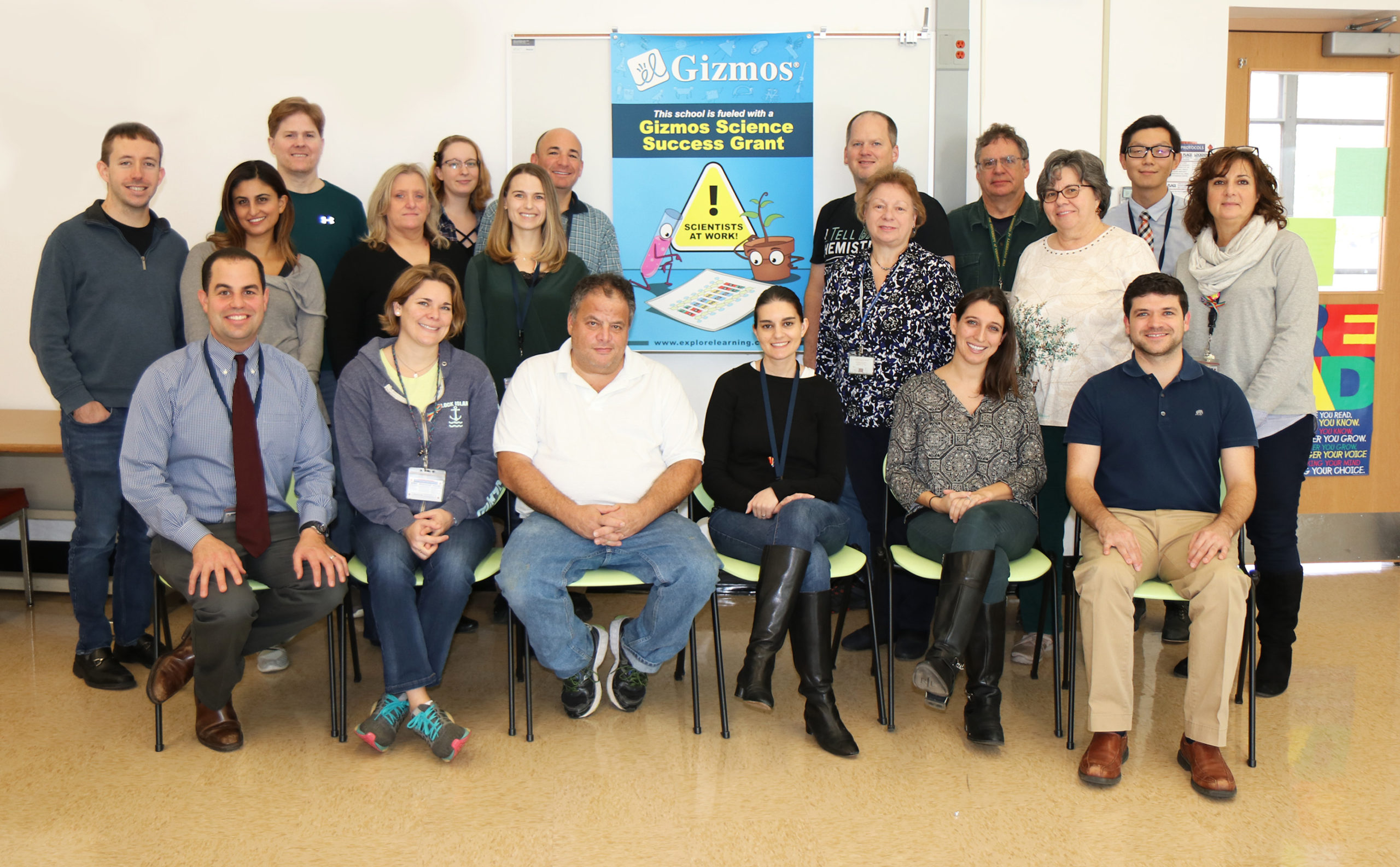 On Nov. 8, secondary science teachers from across Great Neck Public Schools attended a full day of professional development funded through the Gizmos Science Success Grant by ExploreLearning. (Photo courtesy of the Great Neck Public Schools)