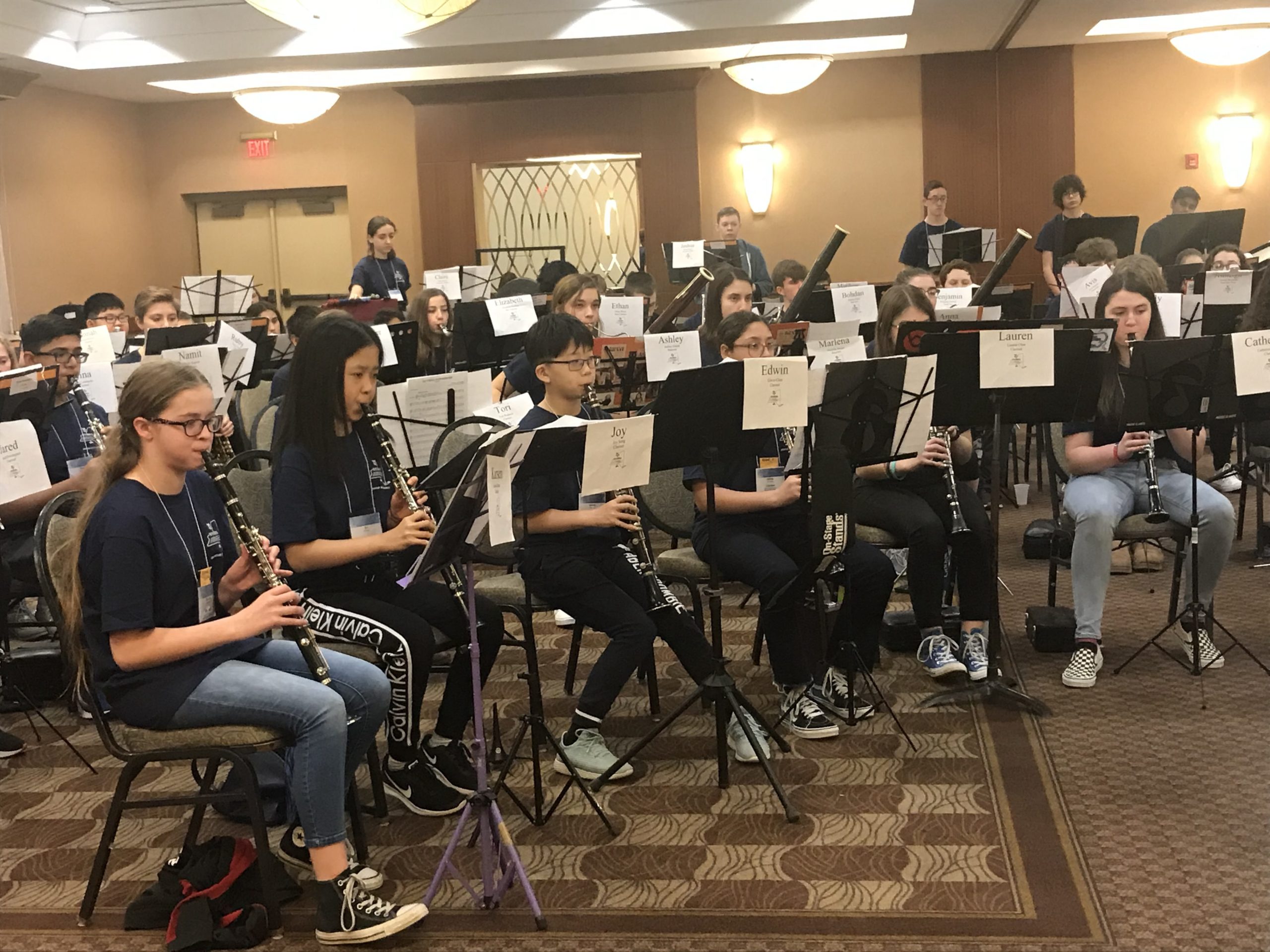 Herricks students perform in the Middle School Honor Band. (Photo courtesy of Herricks Public Schools)