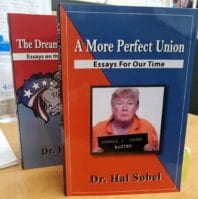 Hal Sobel, a Great Neck resident, has published another book of political essays. (Photo by Janelle Clausen)