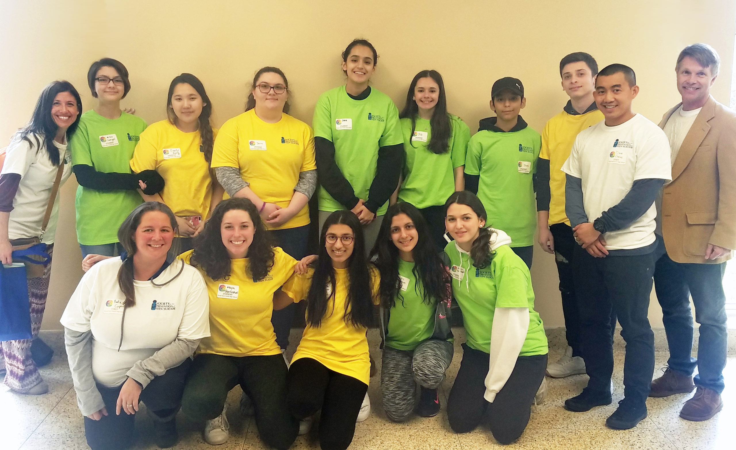 Students from the Great Neck high schools attended Nassau County's wellness summit. (Photo courtesy of the Great Neck Public Schools)