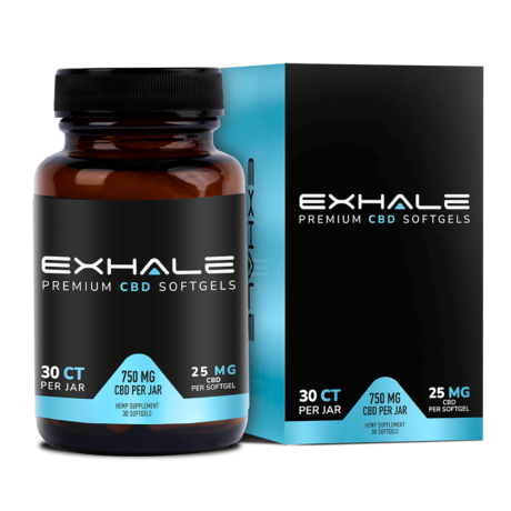 Exhale CBD capsules